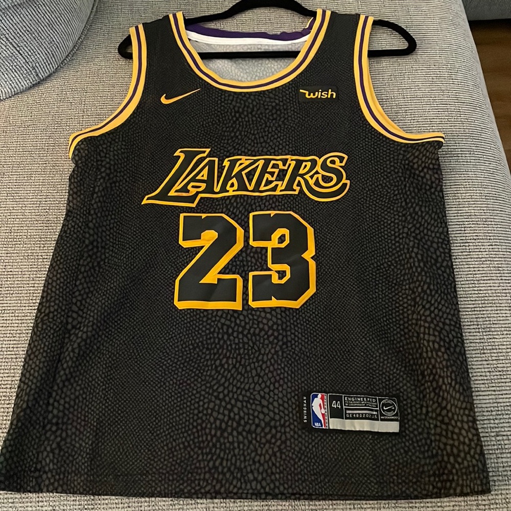 Black mamba JAMES lakers jersey